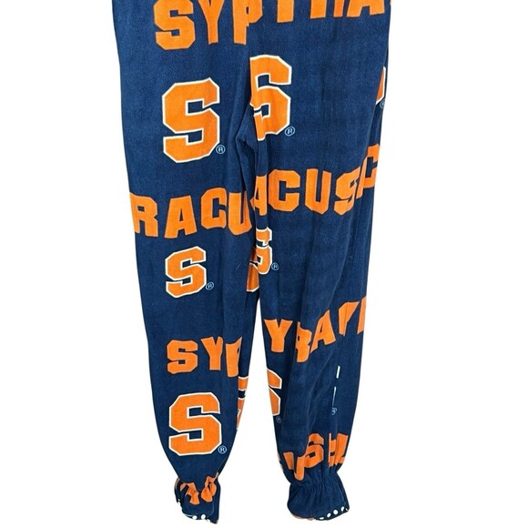Concepts‎ Sports Syracuse Orange Adult Footed Pajamas Small Blue Orange - Picture 11 of 14